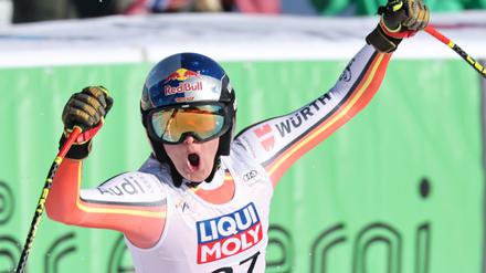 Alpiner Ski-Weltcup: Erster Podestplatz: Aicher &uuml;berrascht als Abfahrtszweite