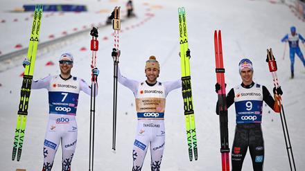 Nordische Ski-WM: Kombinierer Geiger holt WM-Bronze bei Riibers Abschieds-Show