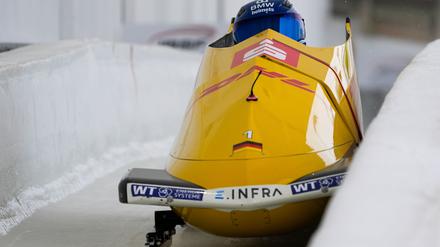 Bob-WM: Dreier-Führung im Zweierbob: Friedrich greift nach Gold