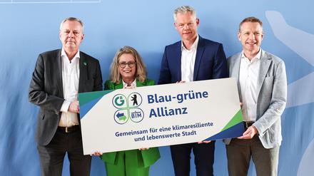 Blau-grüne Allianz gegen Betongrau: Neue Kooperation für klimagerechte Stadt startet in Berlin