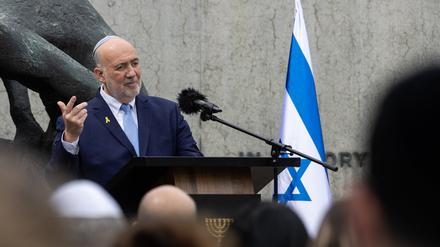 Gedenken im ehemaligen KZ Sachsenhausen: Israels Botschafter warnt vor neuem Antisemitismus an Unis