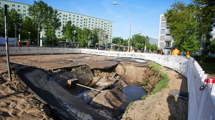 Teile Berlins betroffen: Nordosten Berlins nach Rohrbruch zeitweise ohne Wasser