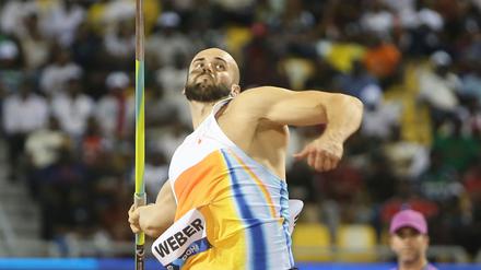 Leichtathletik: &Uuml;ber 91 Meter: Speerwerfer Weber siegt in Doha mit Bestmarke