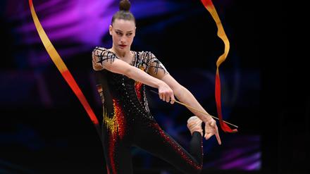 Rhythmische Sportgymnastik: Olympiasiegerin Varfolomeev gewinnt EM-Titel mit dem Band