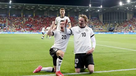 Fu&szlig;ball-Europameisterschaft: U21 im Viertelfinale - Woltemade auf Weg zum Turnier-Star