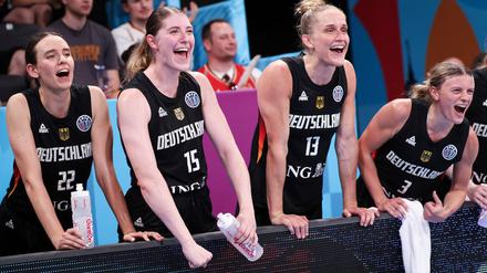 Schwerer Gegner Belgien: &bdquo;Total Bock&ldquo;: Basketballerinnen hei&szlig; auf EM-Viertelfinale