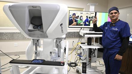 Tele-Chirurgie: Krebspatient in Angola von 11.000 Kilometer weit entferntem Arzt operiert