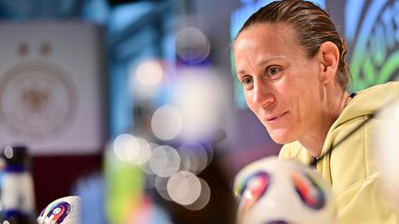 Fußball-EM: Torfrau Berger: Für den Opa bis ins EM-Finale