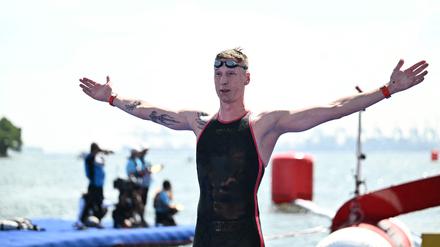 Sensationelles Comeback: Schwimmer Wellbrock gewinnt WM-Gold im Freiwasser