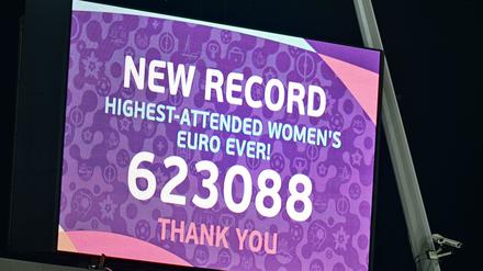 Turnier in der Schweiz: Über 620.000 Zuschauer: Rekord bei Frauen-EM