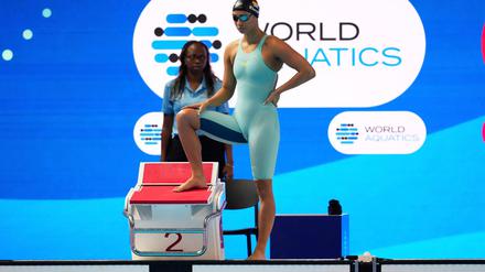 Schwimm-WM in Singapur: Elendt trotz Halbfinal-Aus gut drauf - M&auml;rtens fr&uuml;h raus