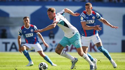 DFB-Pokal: Hoffenheim ganz effektiv: 4:0 bei Hansa Rostock