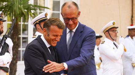 Regierungskrise in Frankreich : Kann Merz jetzt mit Macron noch etwas schaffen?