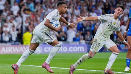 Champions League: Real siegt trotz Unterzahl dank Mbappé - Dämpfer für Benfica