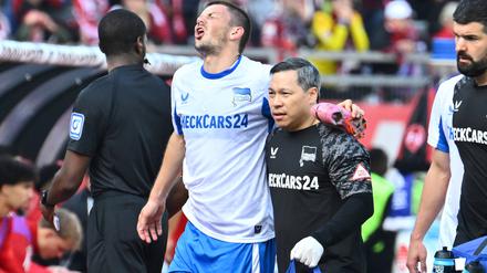 Das nächste Problem für Hertha BSC: Stürmer Dawid Kownacki fällt bis zum Jahresende aus