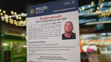 Erste Hinweise für Berliner Ermittler: Im Fall des Mordes an einem Rocker sind auch anonyme Aussagen möglich