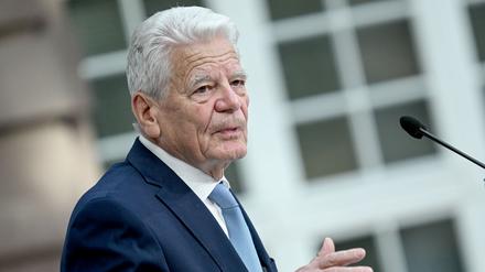 Früheres Staatsoberhaupt Gauck : „Haben Antisemitismus aus dem arabischen Raum vernachlässigt“