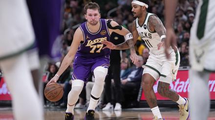 Basketball: NBA: Doncic führt Lakers zu Sieg in Milwaukee