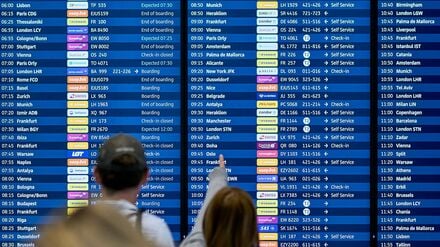 Verkehr: Winterwetter in Berlin - Kaum Versp&auml;tungen am BER