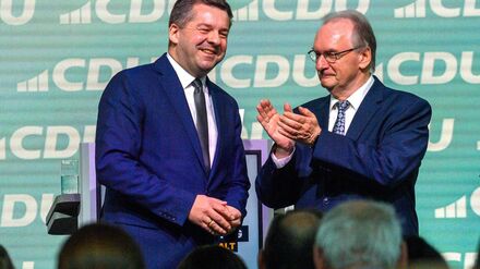 Sachsen-Anhalt: &Uuml;bergibt Haseloff an Schulze? CDU setzt vor Wahl auf Wechsel