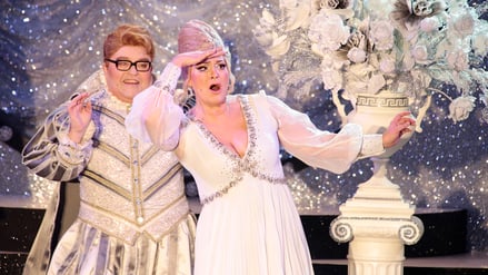 &bdquo;Frau Luna&ldquo; im Tipi am Kanzleramt: Ein Operettenhit als burleskes Silberflitterfest