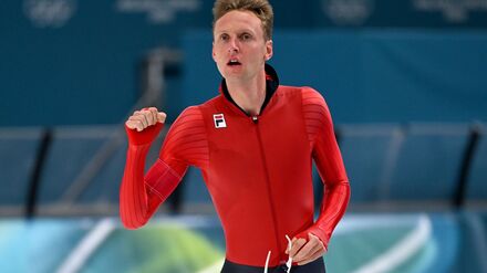 Winterspiele: Norwegischer Eisschnelll&auml;ufer Eitrem siegt bei Olympia-Deb&uuml;t