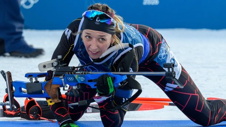 Obwohl Franziska Preu&szlig; im letzten Schie&szlig;en patzt: Bronzemedaille f&uuml;r deutsche Mixed-Staffel im Biathlon