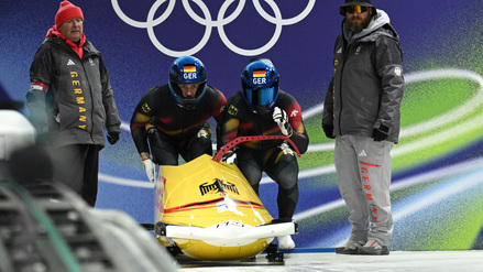 Das Duell der Giganten: Johannes Lochner hat im Zweierbob beste Chancen auf Gold
