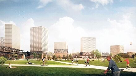 Hochh&auml;user am Gleisdreieckpark: Umstrittenes Bauprojekt in Berlin nimmt entscheidende H&uuml;rde