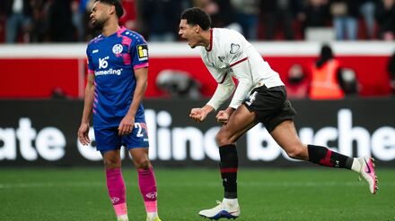 Fu&szlig;ball-Bundesliga: Sp&auml;ter Ausgleich rettet Leverkusen Punkt gegen Mainz