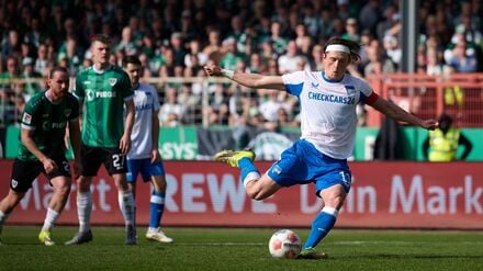 2. Fu&szlig;ball-Bundesliga: Videobeweis ohne Bildschirm: Hertha siegt in M&uuml;nster