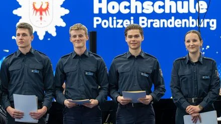 Im Dienst: 102 Absolventen an Polizeihochschule verabschiedet