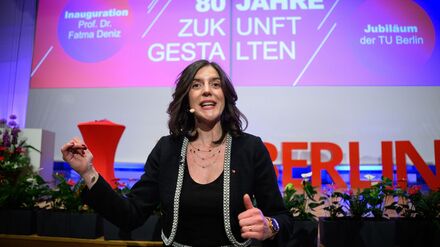 Teschnische Universit&auml;t: TU-Pr&auml;sidentin Fatma Deniz feierlich ins neue Amt eingef&uuml;hrt