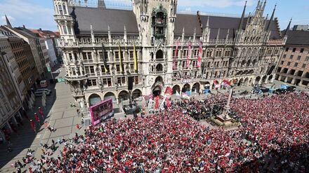 Fu&szlig;ball-Bundesliga: FC Bayern feiert am 17. Mai auf M&uuml;nchner Marienplatz