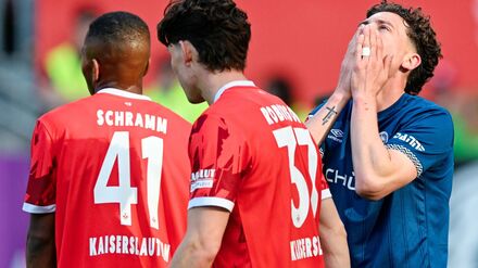 Endspurt in der zweiten Liga: Bielefeld muss nach 0:2 auf dem Betzenberg weiter zittern