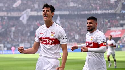 Remis bei Eintracht Frankfurt: Der VfB Stuttgart erreicht die Champions League