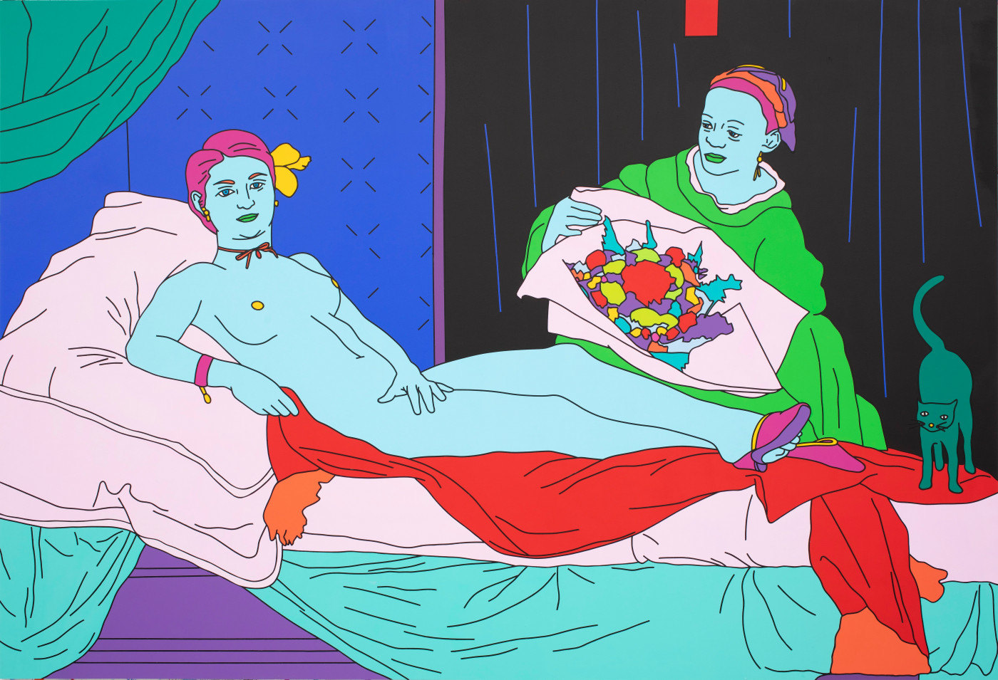 Die neue nackte Olympia: Eine Ausstellung zeigt Bilder nach den gro&szlig;artigen Motiven von Manet